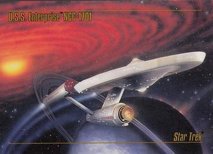 #42 U.S.S. Enterprise NCC-1701 - 1993 SkyBox Star Trek Master Series