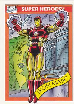 #42 Iron Man - 1990 Impel Marvel Universe