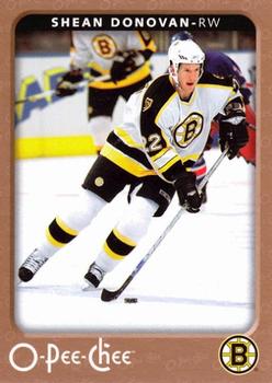 #42 Shean Donovan - Boston Bruins - 2006-07 O-Pee-Chee Hockey