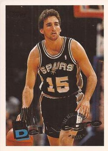 #42 Vinny Del Negro - San Antonio Spurs - 1995-96 Topps Basketball