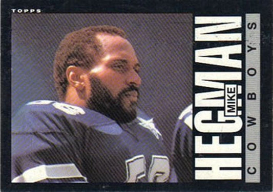 #42 Mike Hegman - Dallas Cowboys - 1985 Topps Football