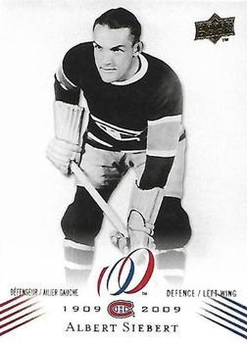 #42 Albert Siebert - Montreal Canadiens - 2008-09 Upper Deck Montreal Canadiens Centennial Hockey