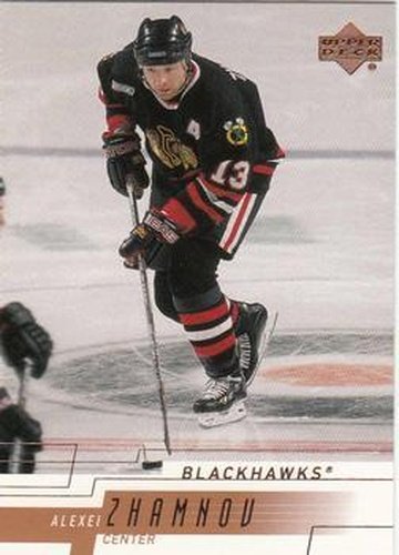 #42 Alexei Zhamnov - Chicago Blackhawks - 2000-01 Upper Deck Hockey