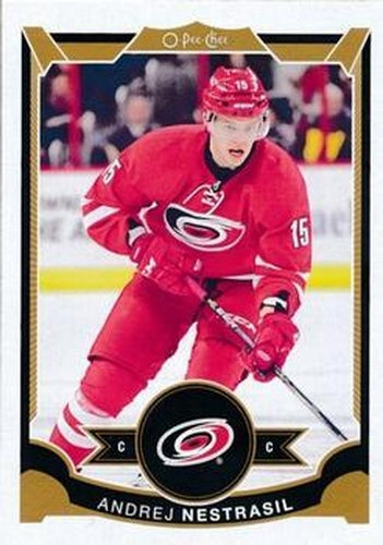 #42 Andrej Nestrasil - Carolina Hurricanes - 2015-16 O-Pee-Chee Hockey