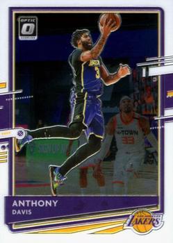 #42 Anthony Davis - Los Angeles Lakers - 2020-21 Donruss Optic Basketball