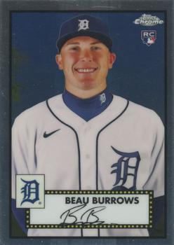 #42 Beau Burrows - Detroit Tigers - 2021 Topps Chrome Platinum Anniversary Baseball