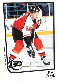#42 Brent Fedyk - Philadelphia Flyers - 1994-95 Panini Hockey Stickers