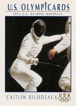 #42 Caitlin Bilodeaux - USA - 1992 Impel U.S. Olympic Hopefuls