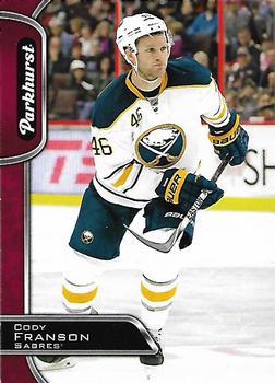 #42 Cody Franson - Buffalo Sabres - 2016-17 Parkhurst - Red Hockey