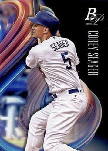 #42 Corey Seager - Los Angeles Dodgers - 2018 Bowman Platinum Baseball