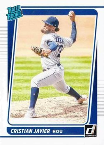 #42 Cristian Javier - Houston Astros - 2021 Donruss Baseball