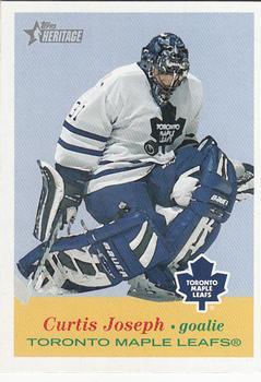#42 Curtis Joseph - Toronto Maple Leafs - 2001-02 Topps Heritage Hockey