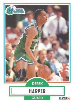 #42 Derek Harper - Dallas Mavericks - 1990-91 Fleer Basketball