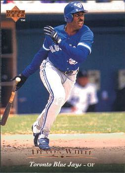 #42 Devon White - Toronto Blue Jays - 1995 Upper Deck Baseball