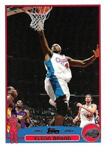 #42 Elton Brand - Los Angeles Clippers - 2003-04 Topps Basketball