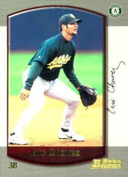 #42 Eric Chavez - Oakland Athletics - 2000 Bowman Baseball
