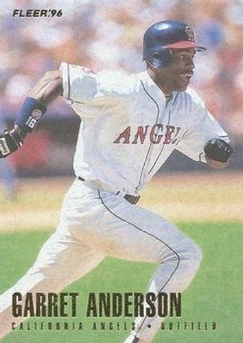 #42 Garret Anderson - California Angels - 1996 Fleer Baseball