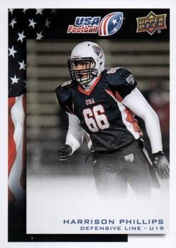 #42 Harrison Phillips - USA - 2014 Upper Deck USA Football