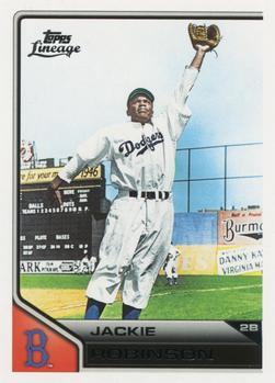 #42 Jackie Robinson - Brooklyn Dodgers - 2011 Topps Lineage Baseball