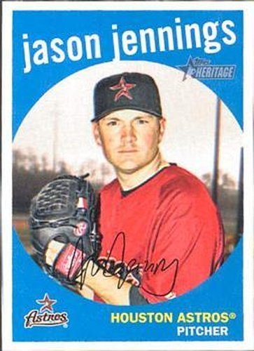 #42 Jason Jennings - Houston Astros - 2008 Topps Heritage Baseball