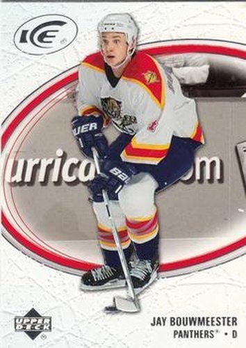 #42 Jay Bouwmeester - Florida Panthers - 2005-06 Upper Deck Ice Hockey