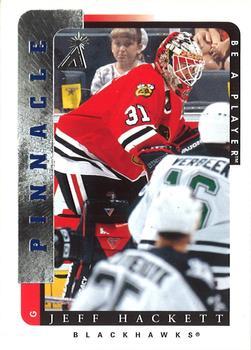 #42 Jeff Hackett - Chicago Blackhawks - 1996-97 Pinnacle Be a Player Hockey
