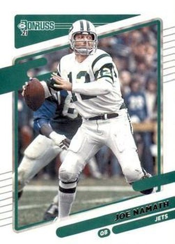 #42 Joe Namath - New York Jets - 2021 Donruss Football