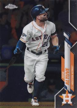 #42 Jose Altuve - Houston Astros - 2020 Topps Chrome Baseball
