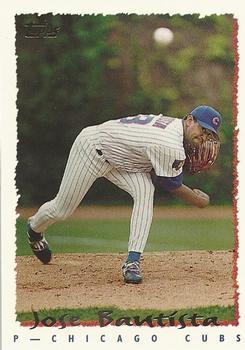 #42 Jose Bautista - Chicago Cubs - 1995 Topps Baseball