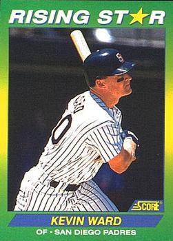 #42 Kevin Ward - San Diego Padres - 1992 Score 100 Rising Stars Baseball