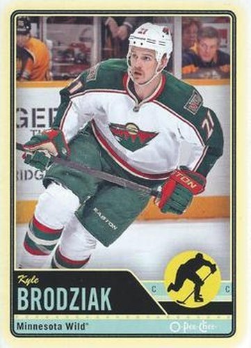 #42 Kyle Brodziak - Minnesota Wild - 2012-13 O-Pee-Chee Hockey