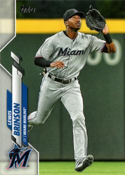 #42 Lewis Brinson - Miami Marlins - 2020 Topps Baseball