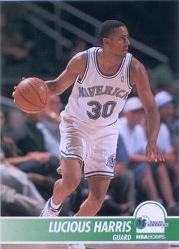 #42 Lucious Harris - Dallas Mavericks - 1994-95 Hoops Basketball