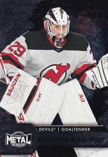 #42 Mackenzie Blackwood - New Jersey Devils - 2020-21 Skybox Metal Universe Hockey