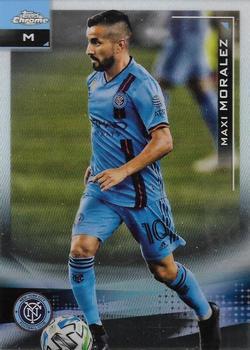 #42 Maxi Moralez - New York City FC - 2021 Topps Chrome MLS Soccer