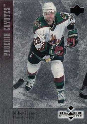#42 Mike Gartner - Phoenix Coyotes - 1996-97 Upper Deck Black Diamond Hockey