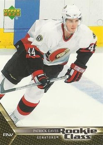 #42 Patrick Eaves - Ottawa Senators - 2005-06 Upper Deck Rookie Class Box Set Hockey