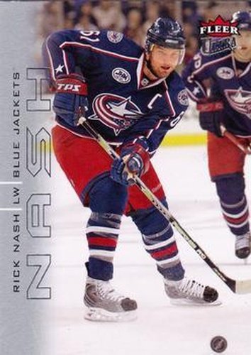 #42 Rick Nash - Columbus Blue Jackets - 2009-10 Ultra Hockey