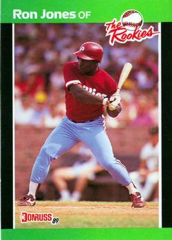 #42 Ron Jones - Philadelphia Phillies - 1989 Donruss The Rookies Baseball