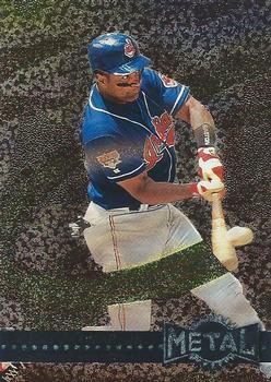 #42 Sandy Alomar Jr. - Cleveland Indians - 1996 Metal Universe Baseball