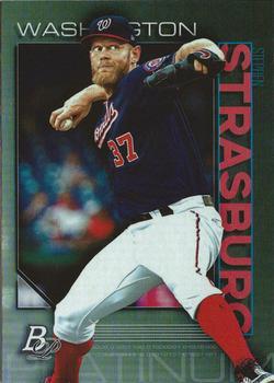 #42 Stephen Strasburg - Washington Nationals - 2020 Bowman Platinum Baseball