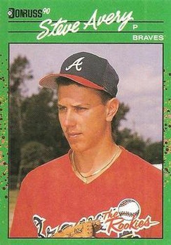 #42 Steve Avery - Atlanta Braves - 1990 Donruss The Rookies Baseball