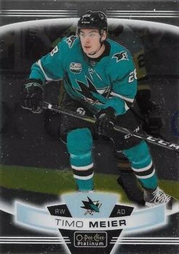 #42 Timo Meier - San Jose Sharks - 2019-20 O-Pee-Chee Platinum Hockey