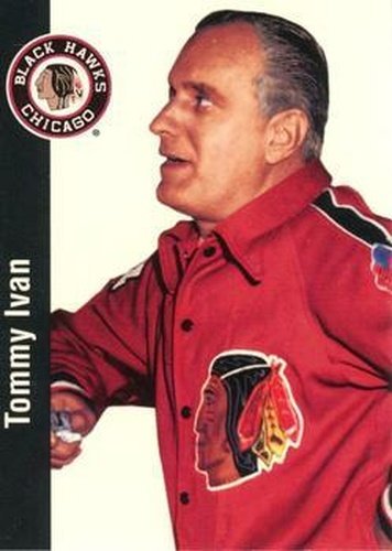 #42 Tommy Ivan - Chicago Blackhawks - 1994 Parkhurst Missing Link 1956-57 Hockey