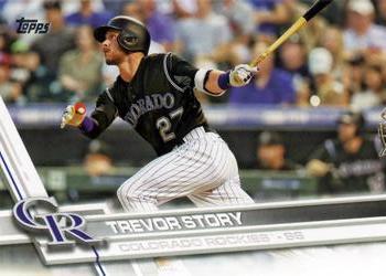 #42 Trevor Story - Colorado Rockies - 2017 Topps Baseball