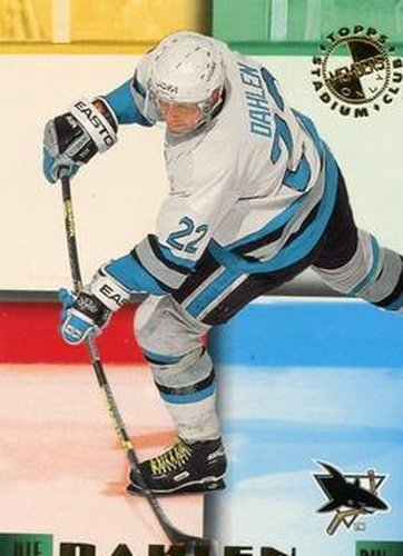 #42 Ulf Dahlen - San Jose Sharks - 1995-96 Stadium Club Members Only 50 Hockey