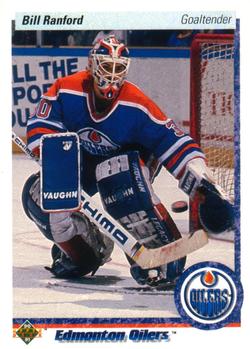 #42 Bill Ranford - Edmonton Oilers - 1990-91 Upper Deck Hockey