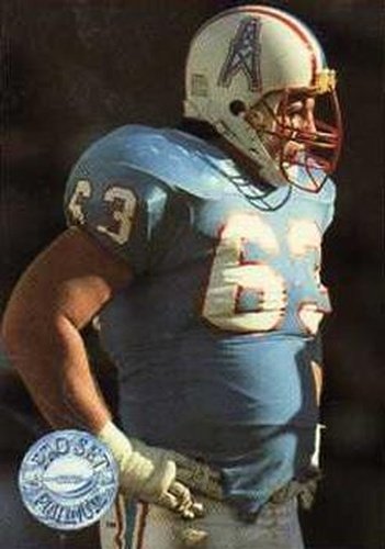 #42 Mike Munchak - Houston Oilers - 1991 Pro Set Platinum Football