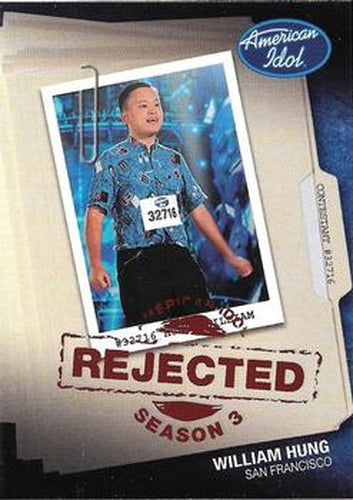 #42 William Hung - San Francisco - 2004 Fleer American Idol Season 3