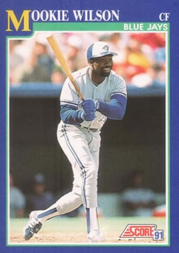 #42 Mookie Wilson - Toronto Blue Jays - 1991 Score Baseball